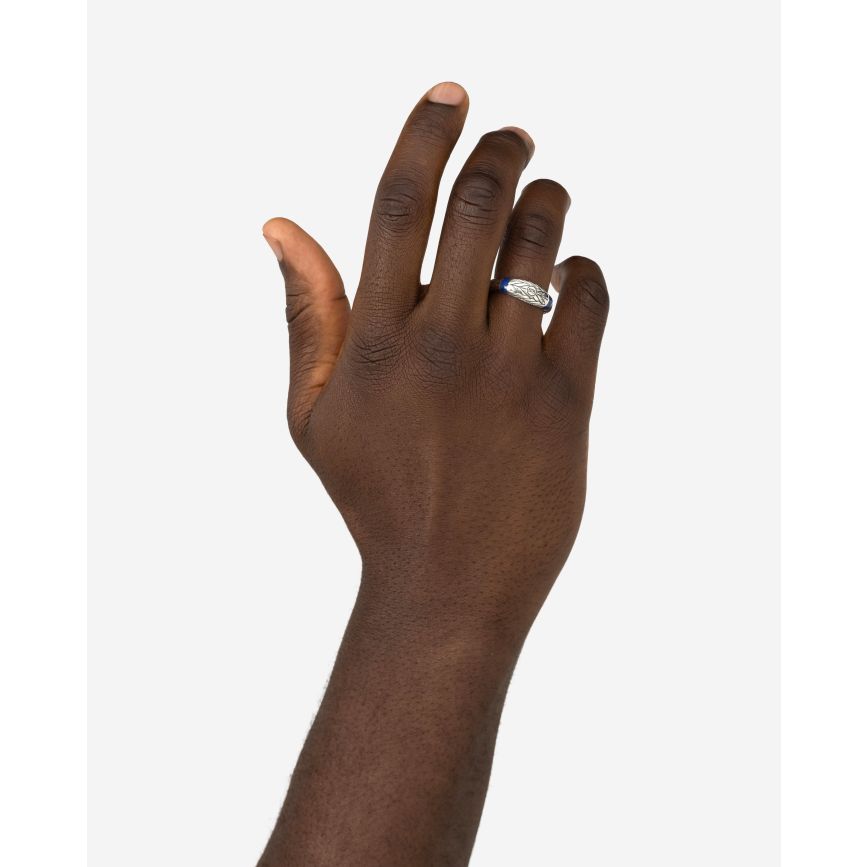 Buddha To Buddha Ring Ellen Steen Tijgeroog Navy