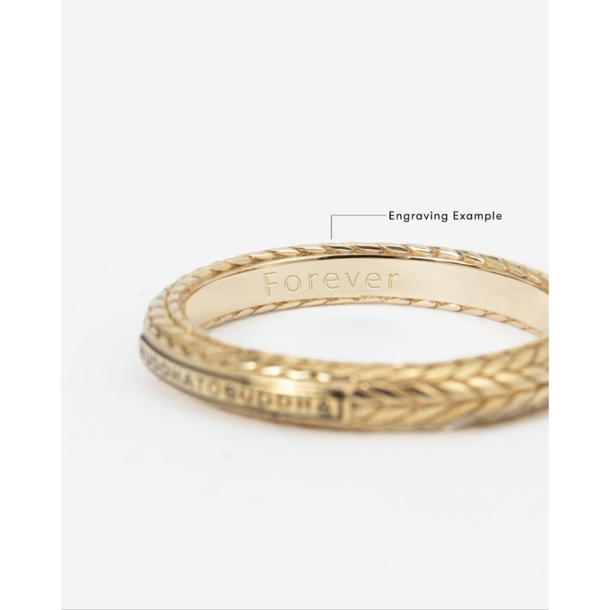 Buddha To Buddha Ring Ellen XS Goud YG 14kt