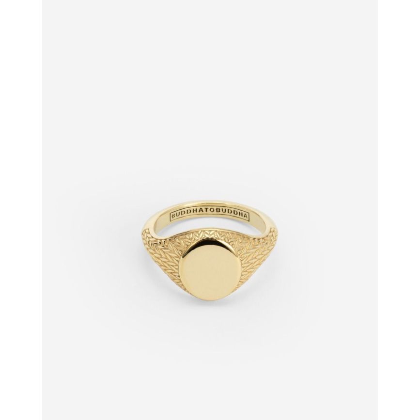 buddha to buddha Ring Ellen Zegel Verguld