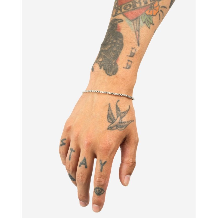 Buddha To Buddha Stacking Armband Venetian Zilver