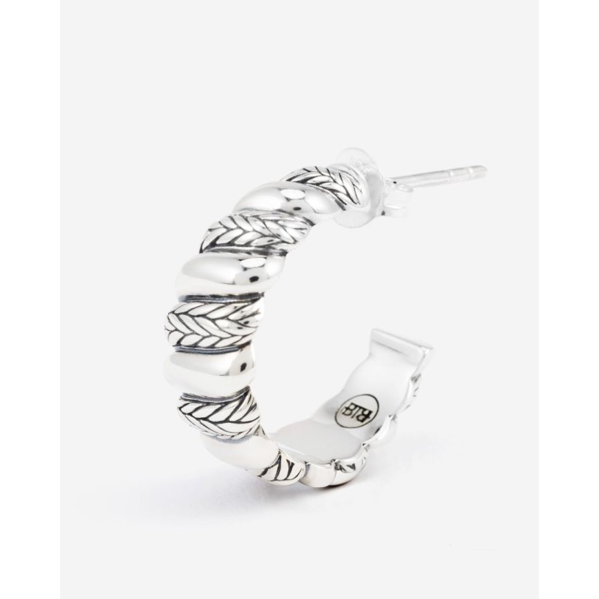 Buddha To Buddha Ellen Oorbellen Spiraal Zilver Set