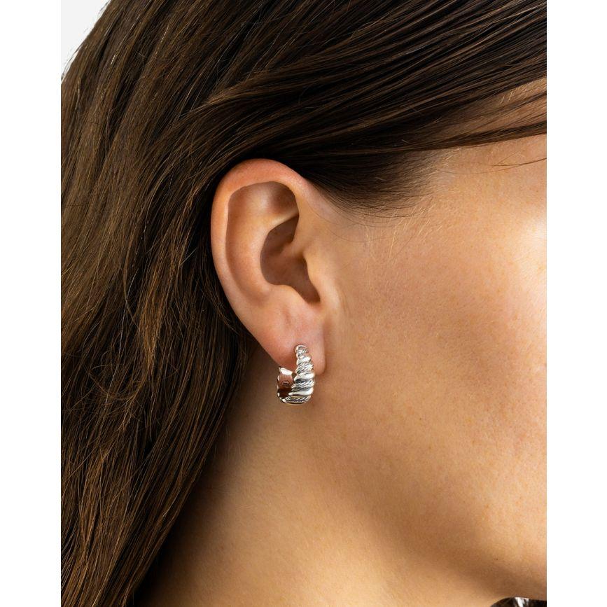 Buddha To Buddha Ellen Oorbellen Spiraal Zilver Set