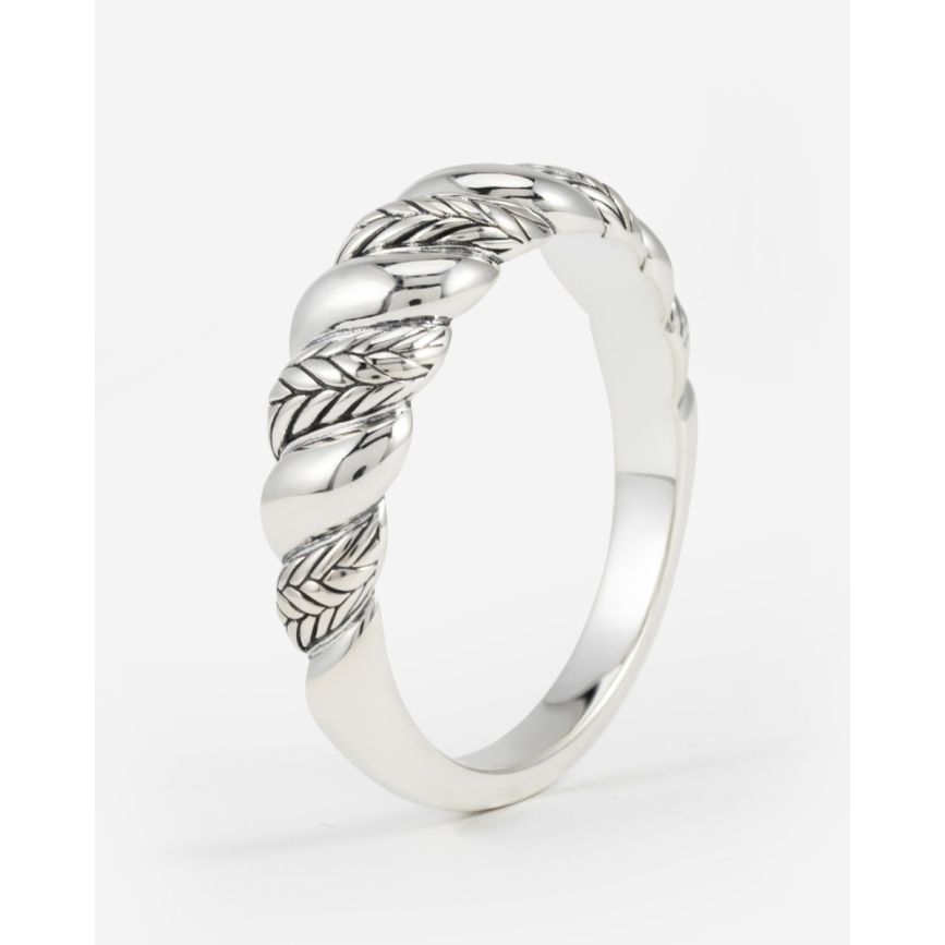 Buddha To Buddha Ellen Ring Spiraal Gradient Zilver