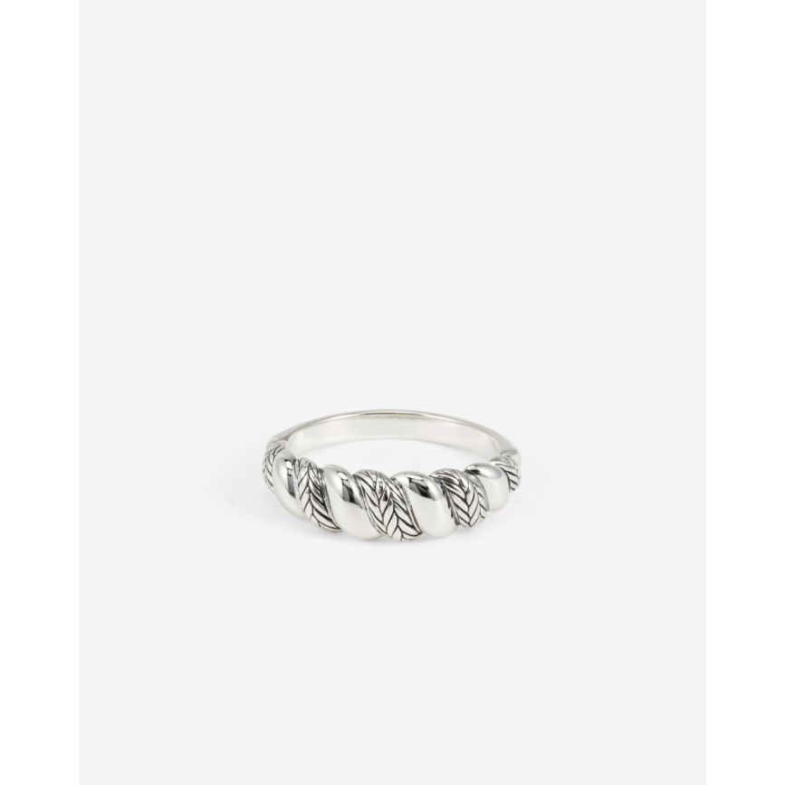 buddha to buddha Ellen Ring Spiraal Gradient Zilver