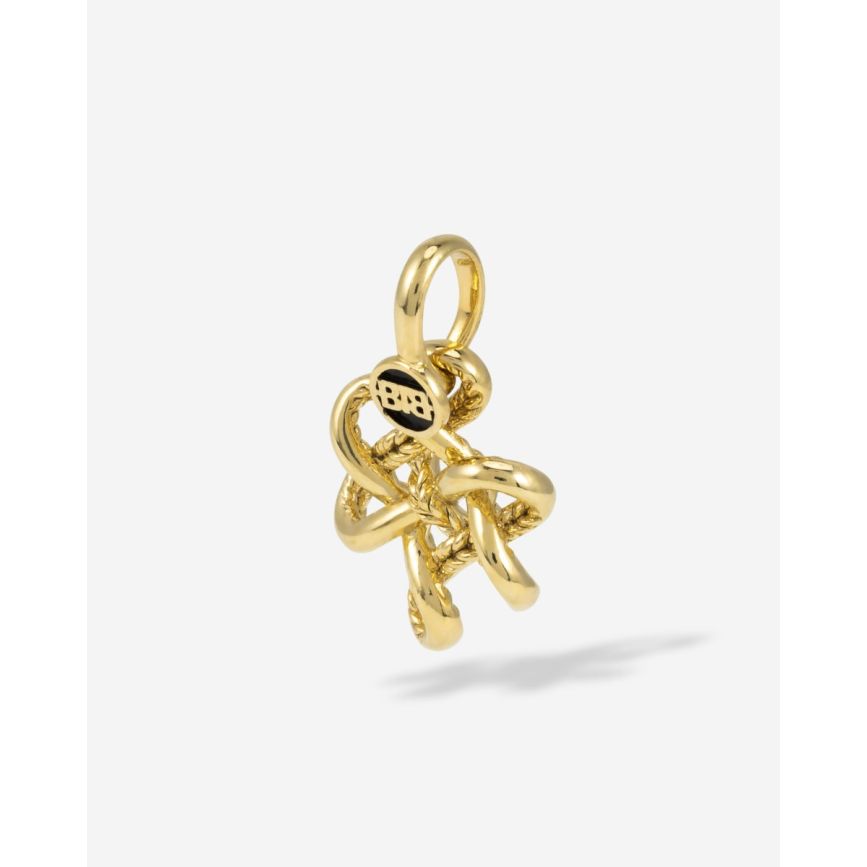 Buddha To Buddha Endless Knot XS Hanger Verguld Zilver