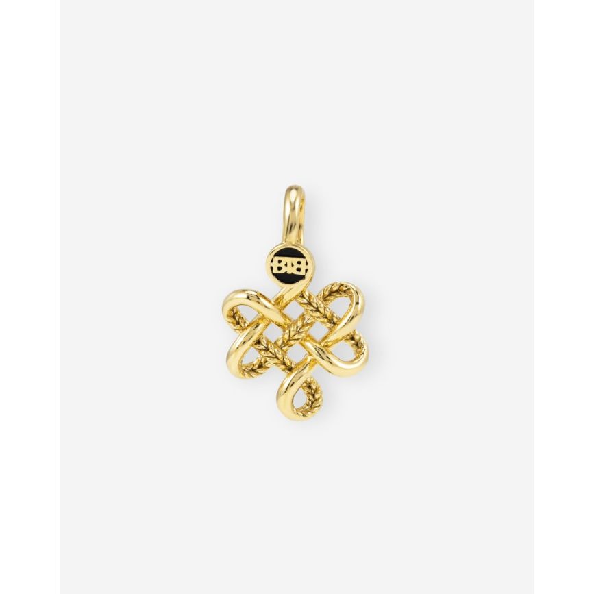 buddha to buddha Endless Knot XS Hanger Verguld Zilver