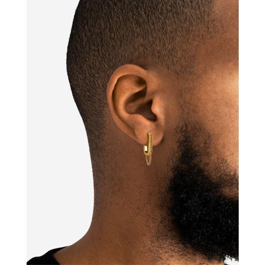 Buddha To Buddha Essential Hoop Chainlink Verguld Zilver Single Piece