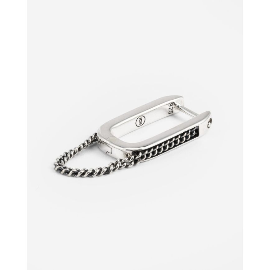 Buddha To Buddha Essential Hoop Chainlink Zilver Single Piece