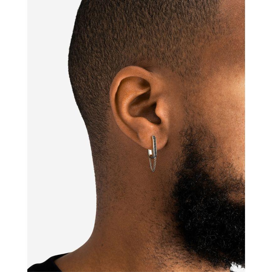 Buddha To Buddha Essential Hoop Chainlink Zilver Single Piece