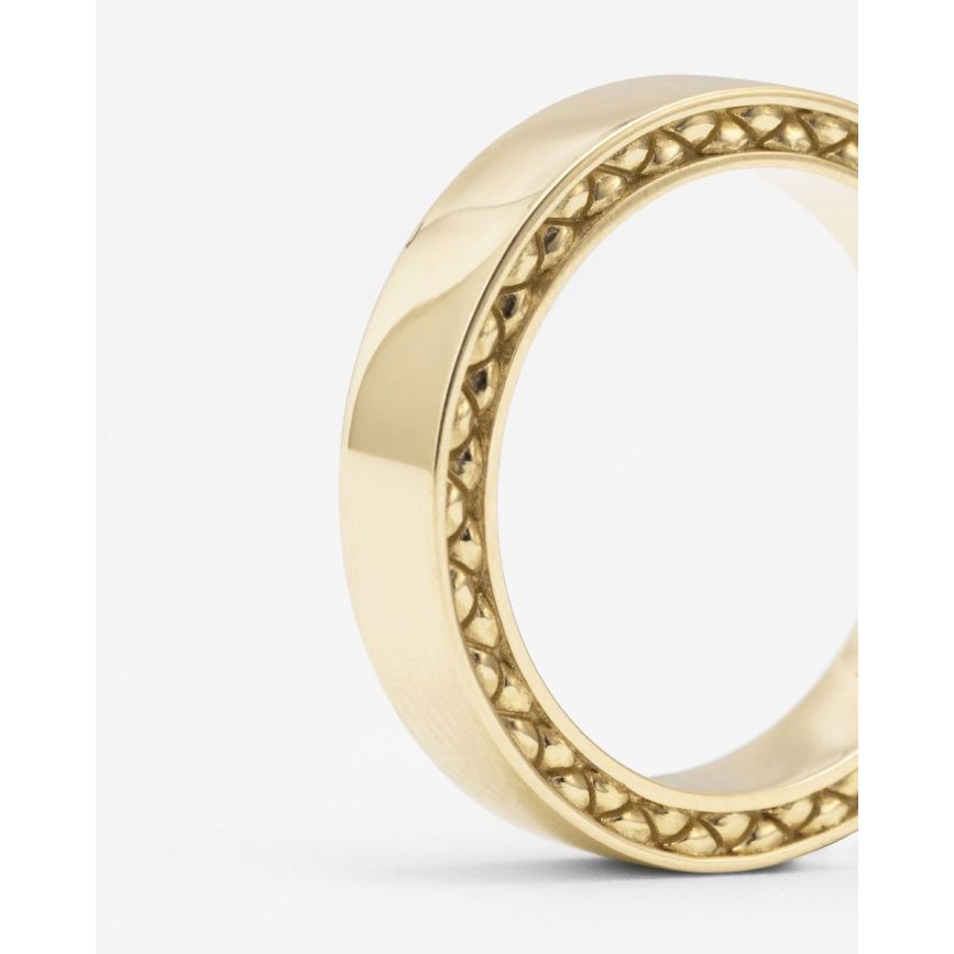 Buddha To Buddha George Small Gladde Ring 14kt Goud