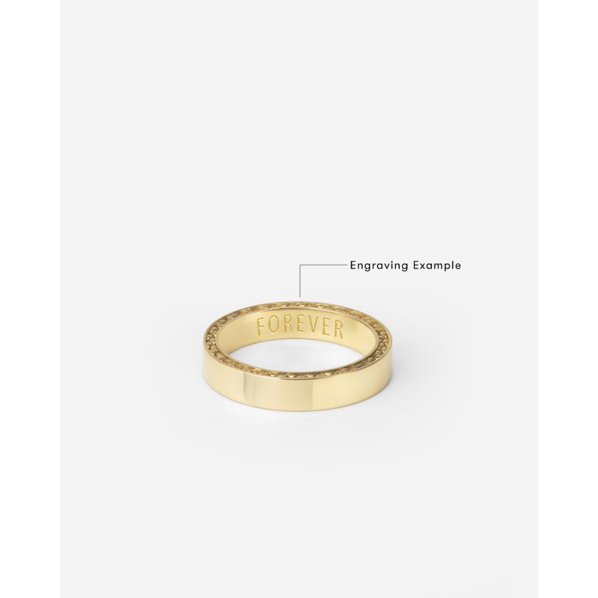 Buddha To Buddha George Small Gladde Ring 14kt Goud