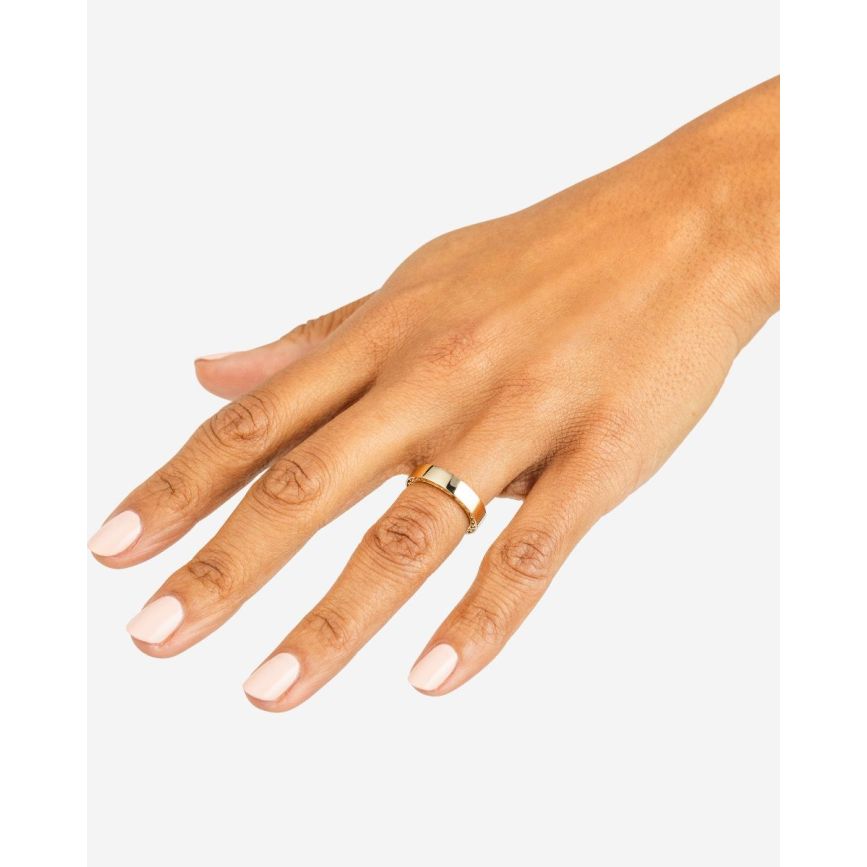 Buddha To Buddha George Small Gladde Ring 14kt Goud