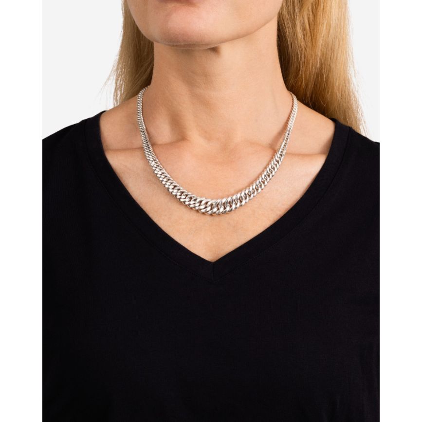 Buddha To Buddha Ketting Chain Gradient Zilver 46cm