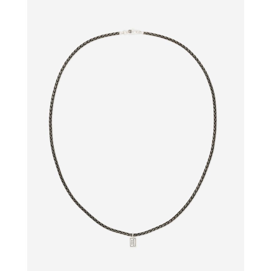 buddha to buddha Ketting George XS Black Rhodium 60 cm