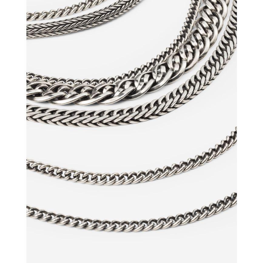 Buddha To Buddha Ketting Nathalie Multi Chain Zilver 75 Cm