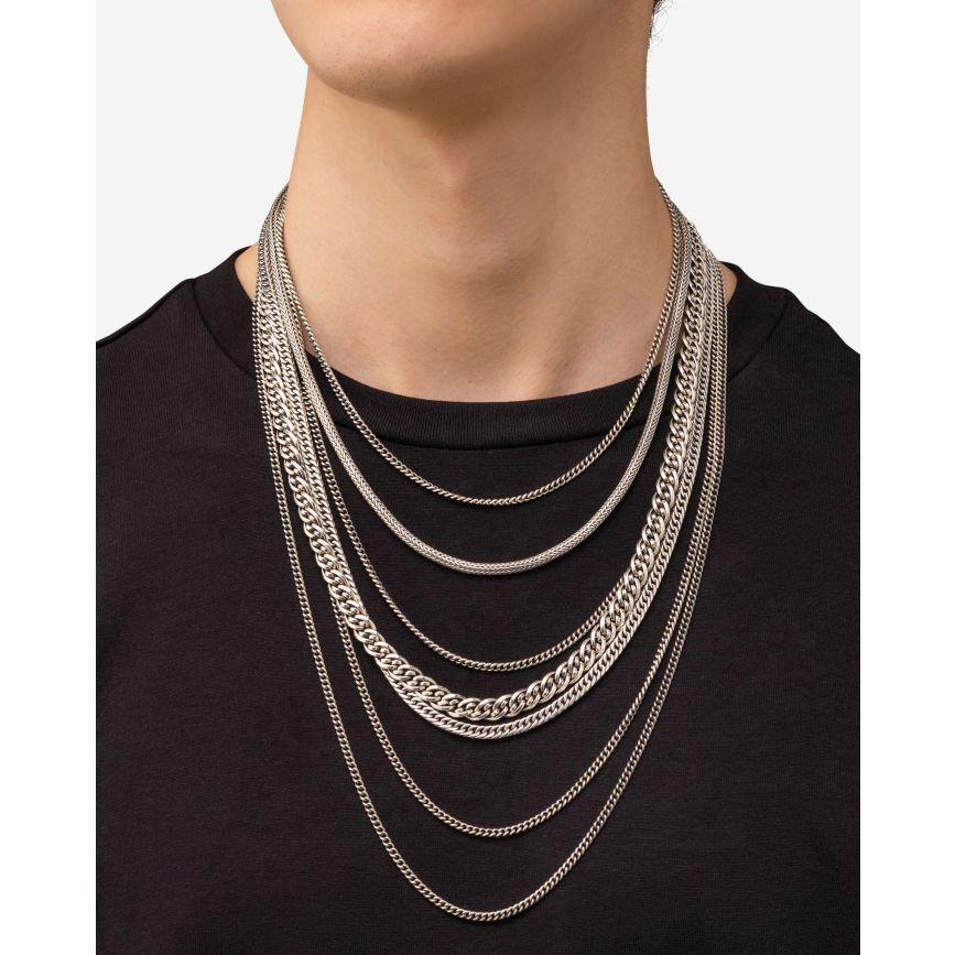 Buddha To Buddha Ketting Nathalie Multi Chain Zilver 75 Cm