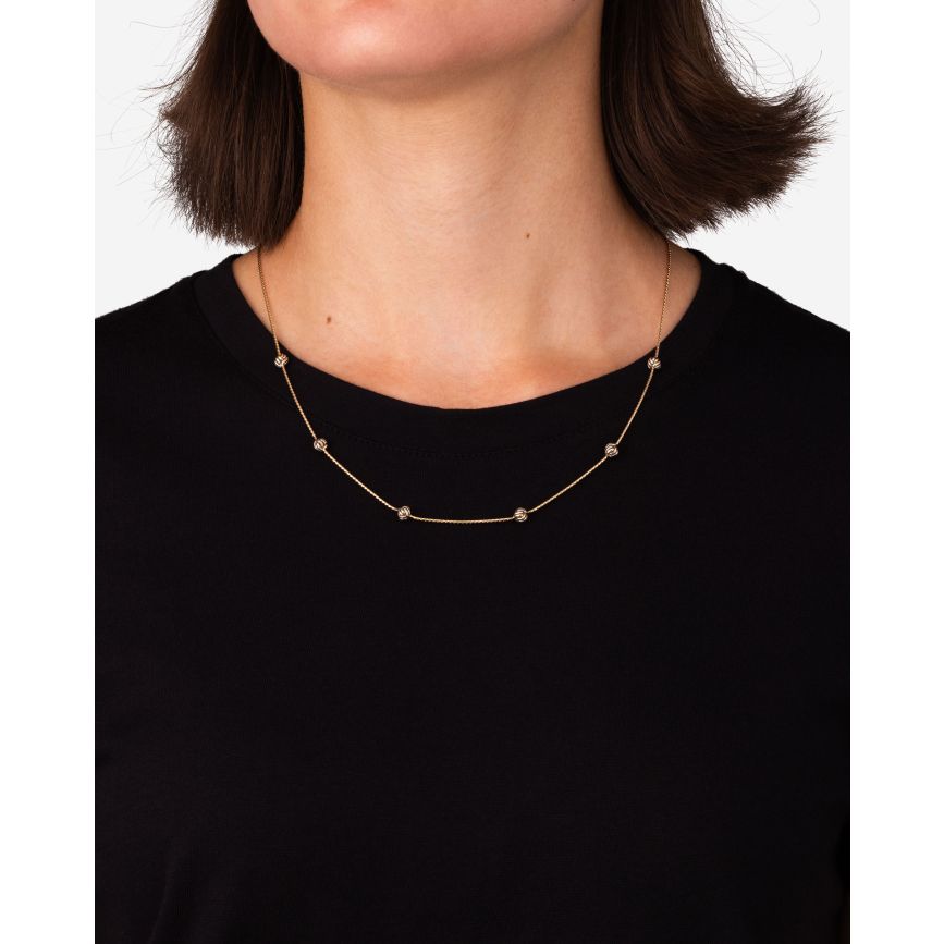 Buddha To Buddha Ketting Refined Katja Goud 14kt 50 Cm