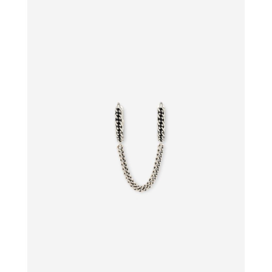 Buddha To Buddha Nathalie Hoops Dubbel Gelinkt Zilver Single Piece