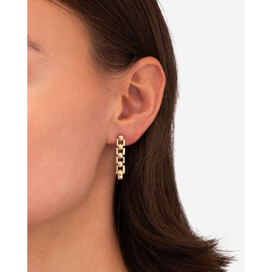 Buddha To Buddha Oorbel Batul Goud 14kt YG Single Piece