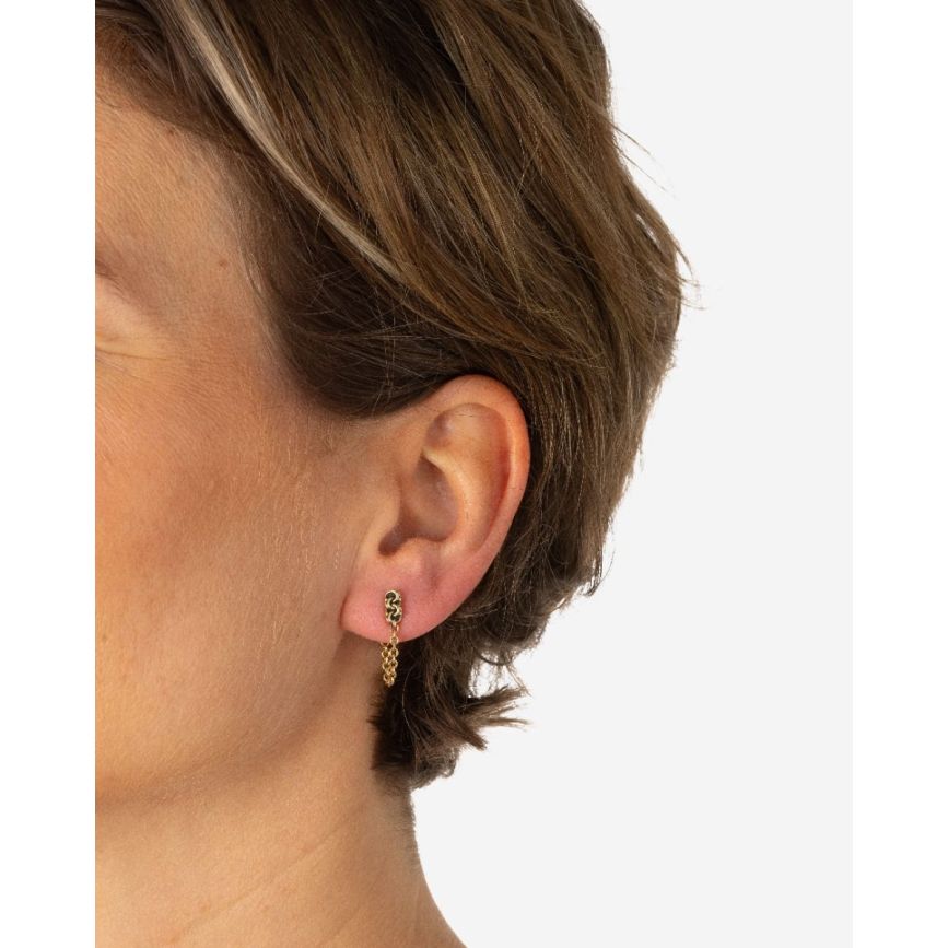 Buddha To Buddha Oorbel Davina Goud 14ct YG Single Piece