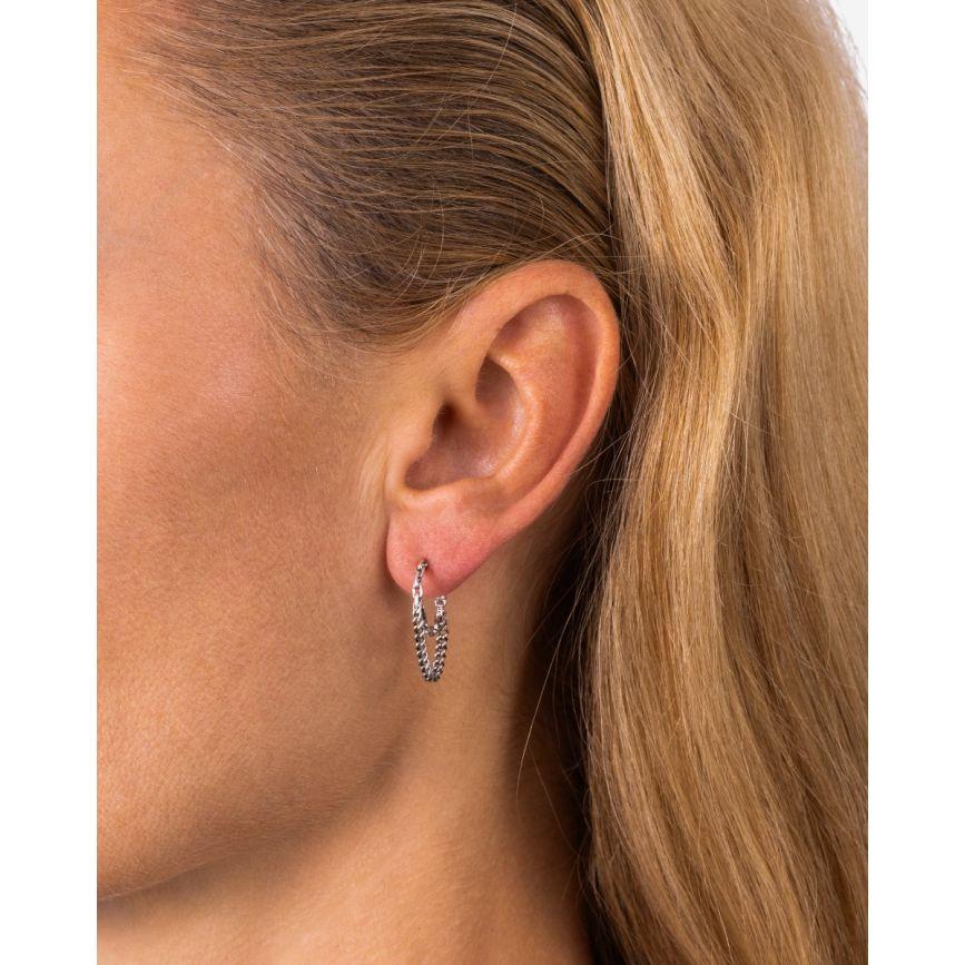 Buddha To Buddha Oorbel Essential Zilver Single Piece