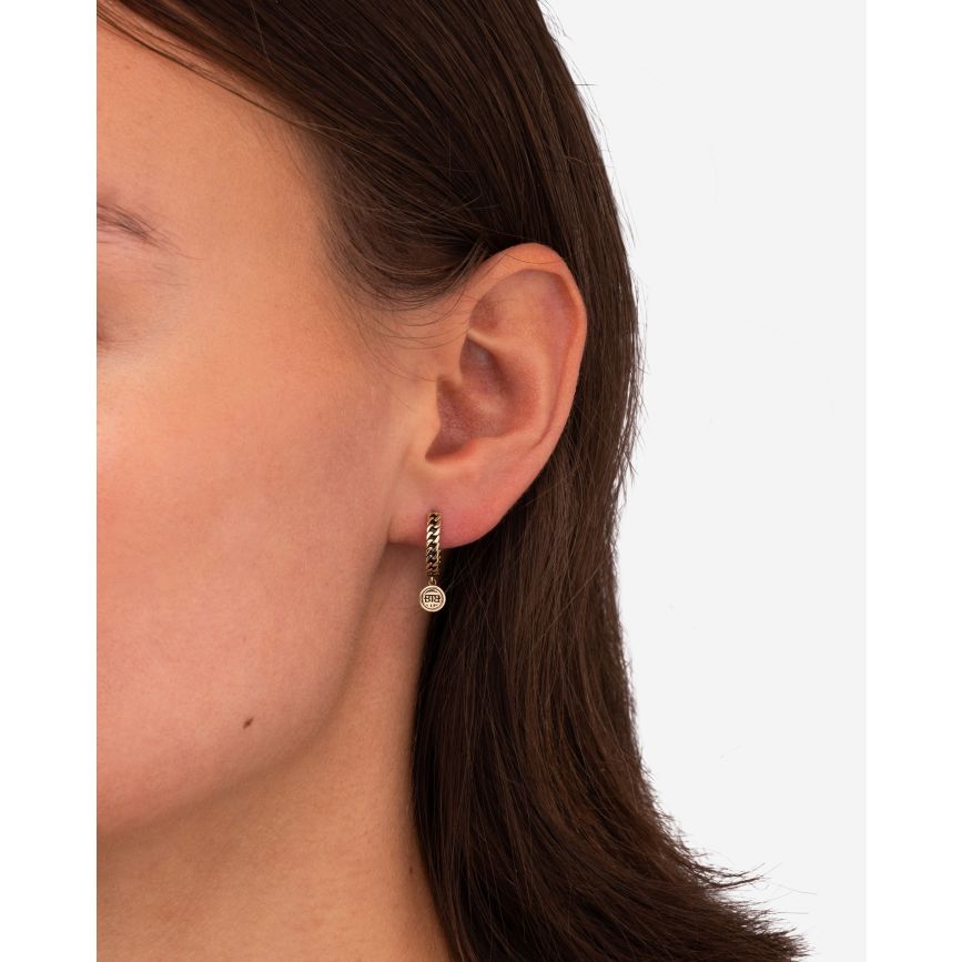 Buddha To Buddha Oorbel Esther 14kt Goud Single Piece