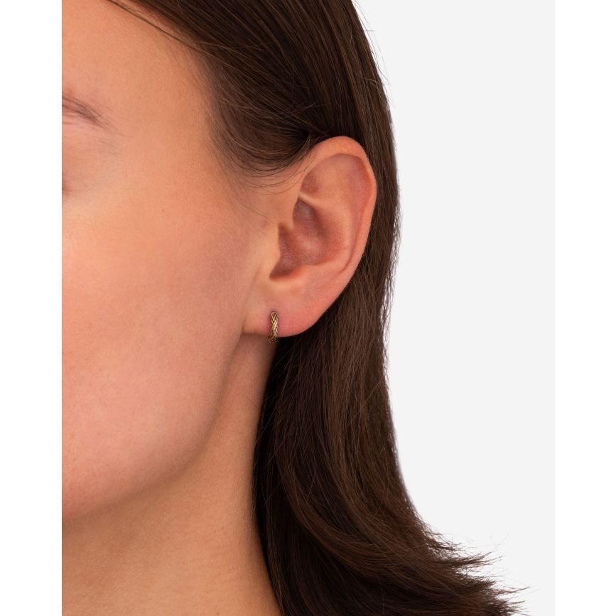 Buddha To Buddha Oorbel Katja Goud 14kt Single Piece