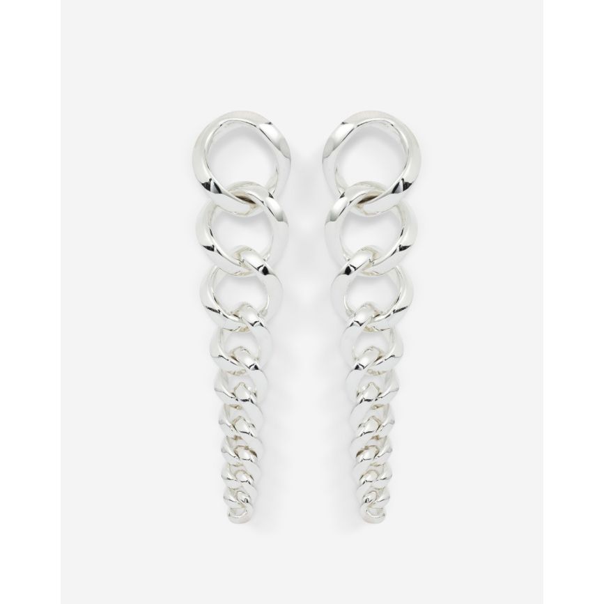 buddha to buddha Oorbellen Chain Gradient Zilver Set