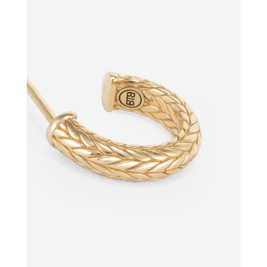 Buddha To Buddha Oorbellen Ellen XS Creole Goud YG 14kt