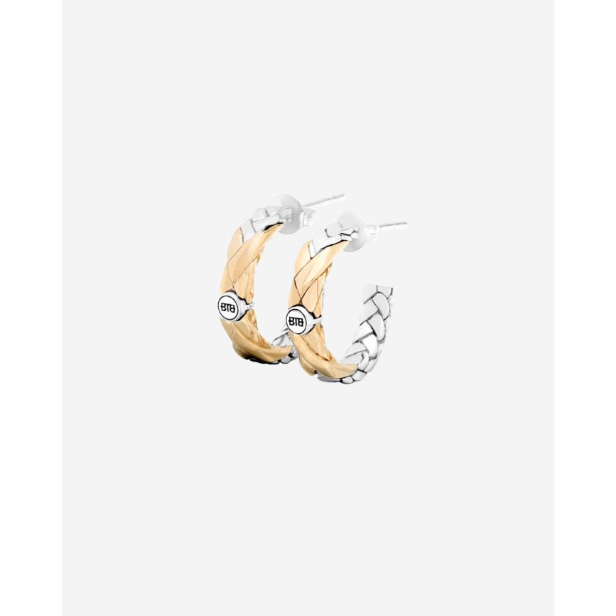 buddha to buddha Oorbellen George Limited Hoepel Zilver Brons buddha to buddha Oorbellen George Limited Hoepel Zilver Brons