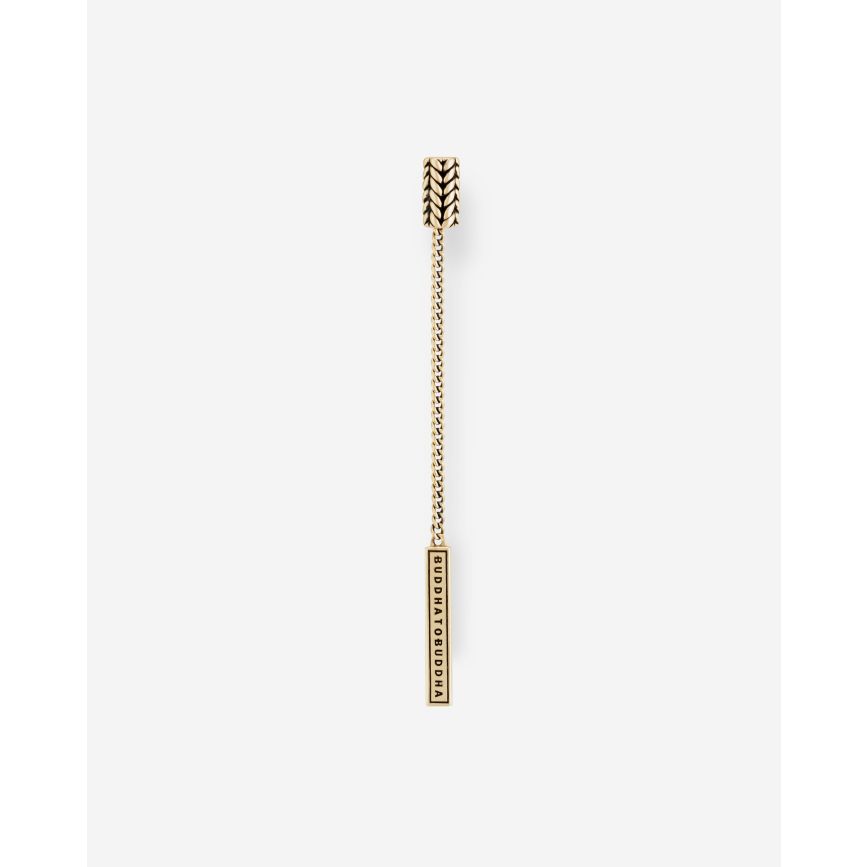 Buddha To Buddha Oorknopje Ellen Goud 14kt Single Piece