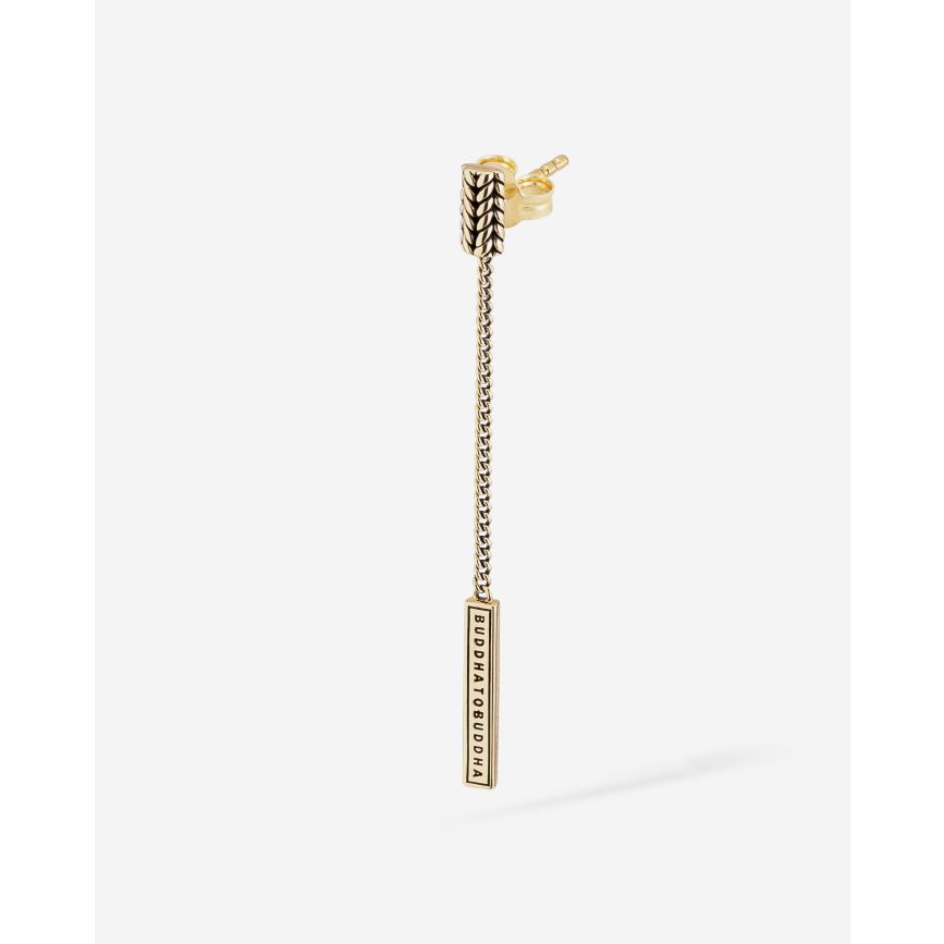 buddha to buddha Oorknopje Ellen Goud 14kt Single Piece