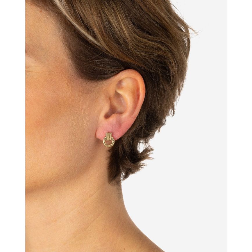 Buddha To Buddha Oorknopje George 14kt Goud Single Piece