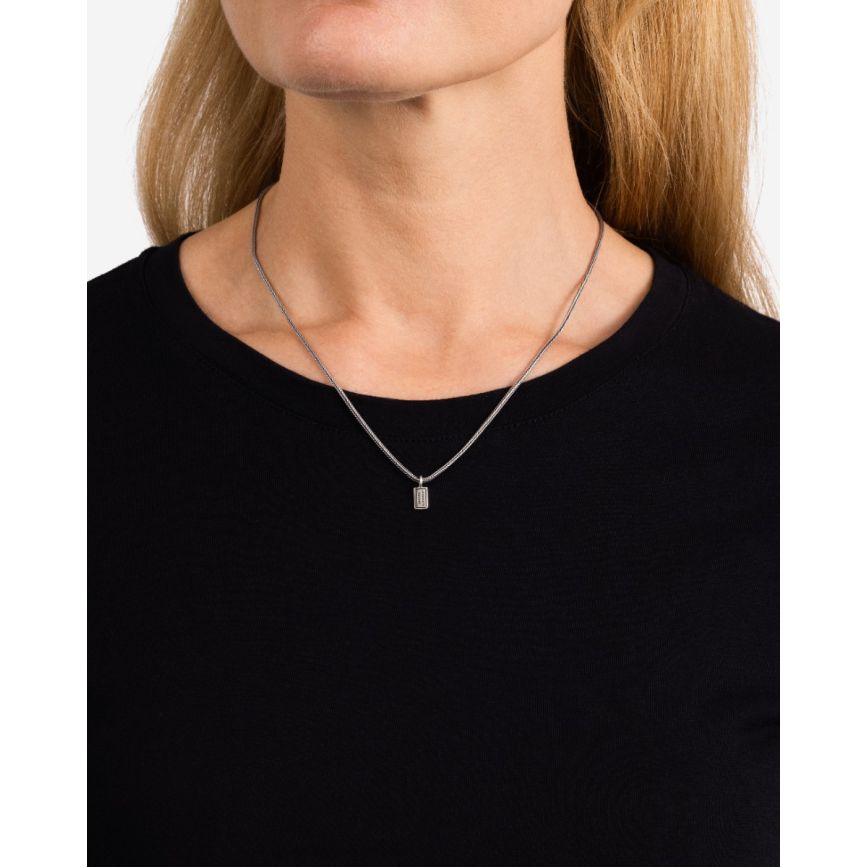 Buddha To Buddha Stacking Ketting Barbara Zilver 46-50 Cm