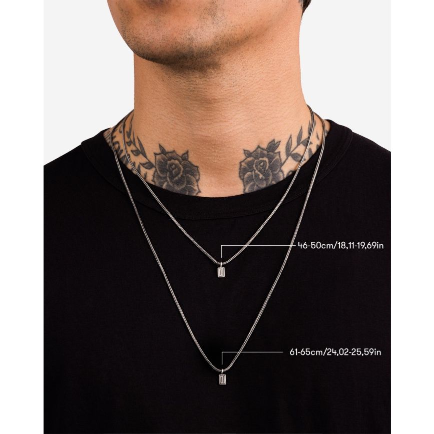 Buddha To Buddha Stacking Ketting Barbara Zilver 61-65 Cm