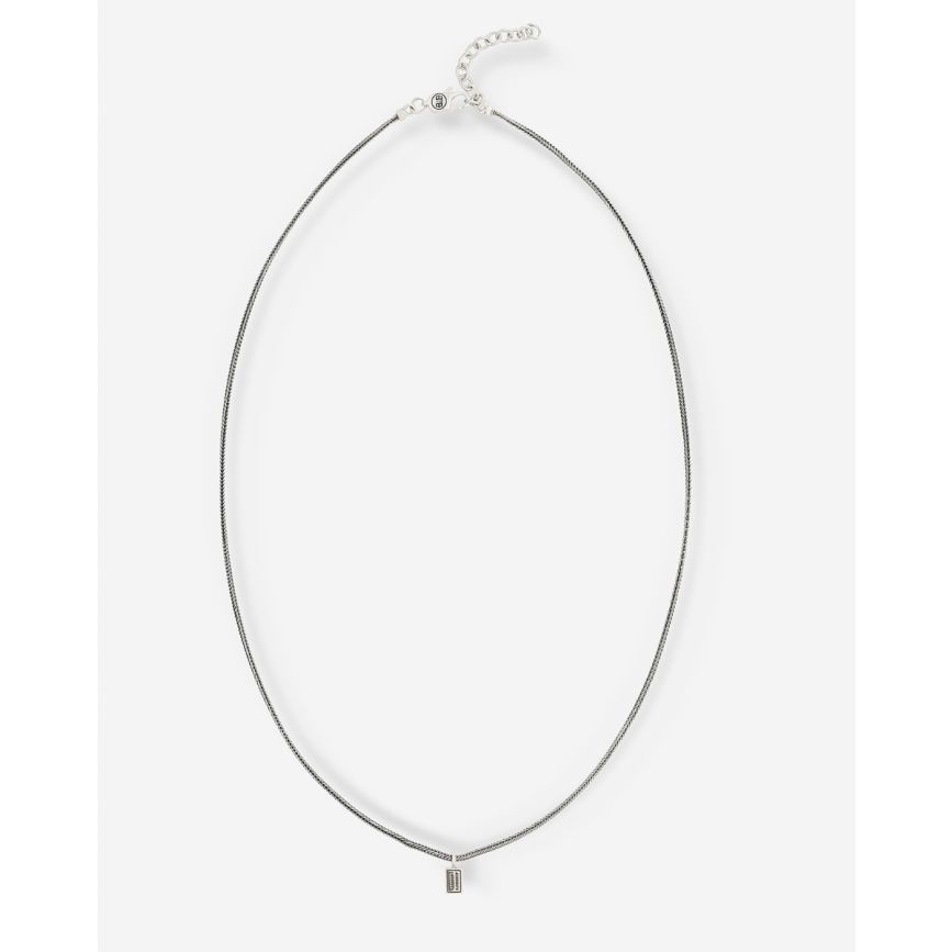 buddha to buddha Stacking Ketting Barbara Zilver 61-65 cm