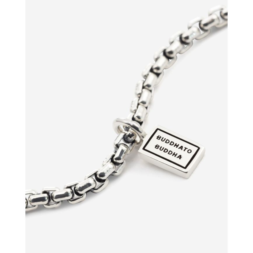 Buddha To Buddha Stacking Ketting Venetian Zilver 61-65 Cm