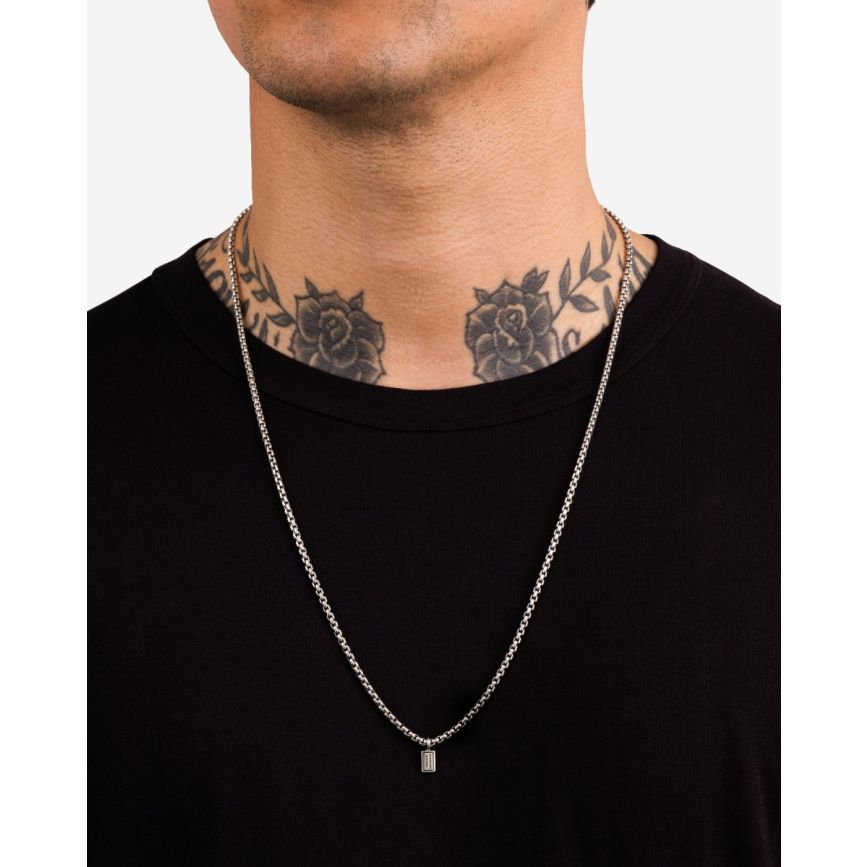 Buddha To Buddha Stacking Ketting Venetian Zilver 61-65 Cm