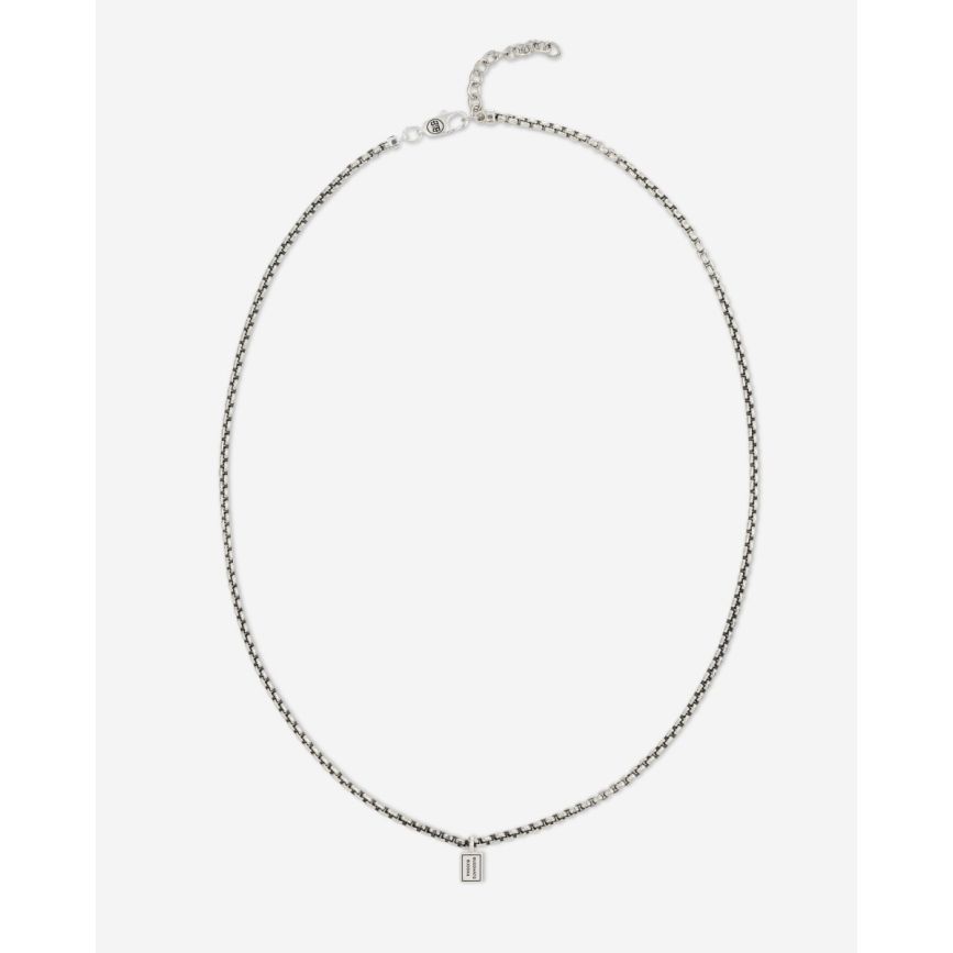 buddha to buddha Stacking Ketting Venetian Zilver 61-65 cm