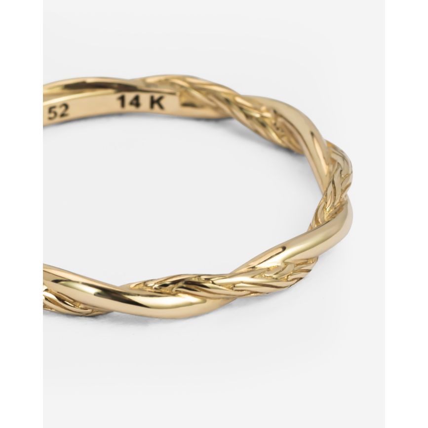 Buddha To Buddha Stacking Ring Katja Twist Goud 14kt