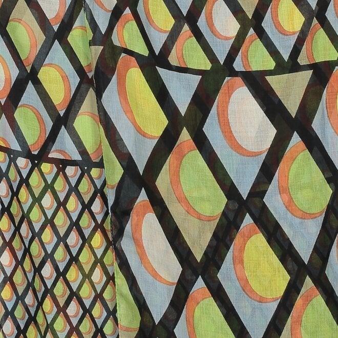 Bulaggi Aop Grafische Sjaal (zwart)