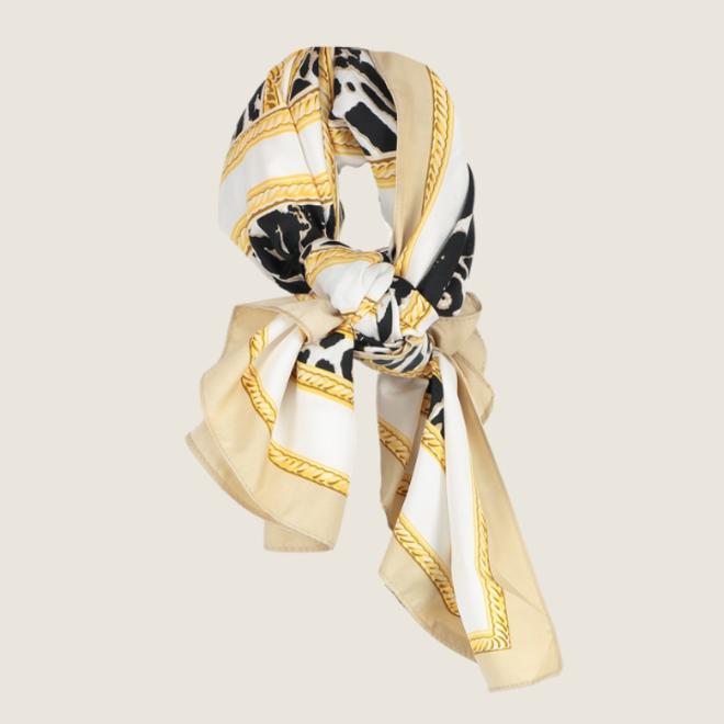 bulaggi Bandana dierenprint shawl (camel)