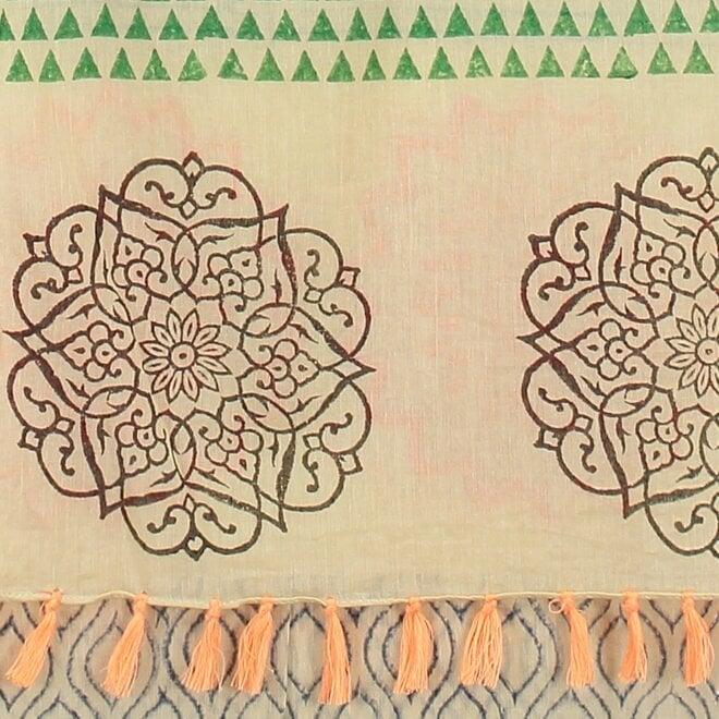 Bulaggi Blokprint Shawl (multi)