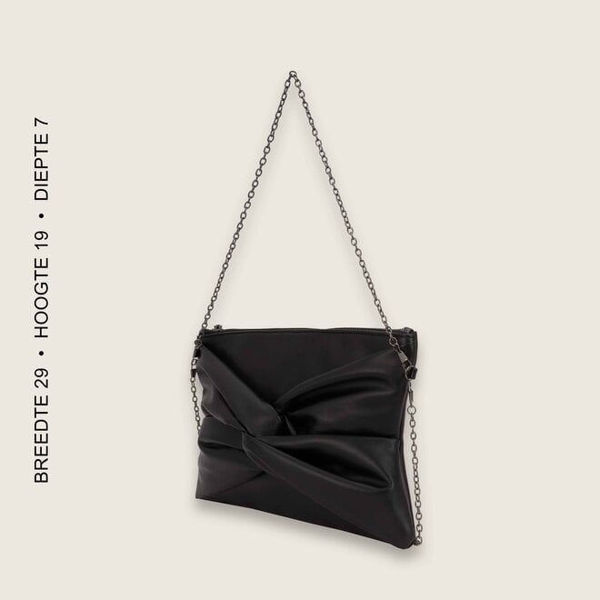 Bulaggi Bow Clutch ( Zwarte )