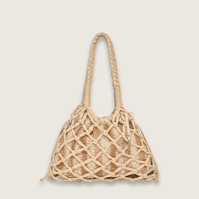 bulaggi Crochet bucket ( creme kleurige )