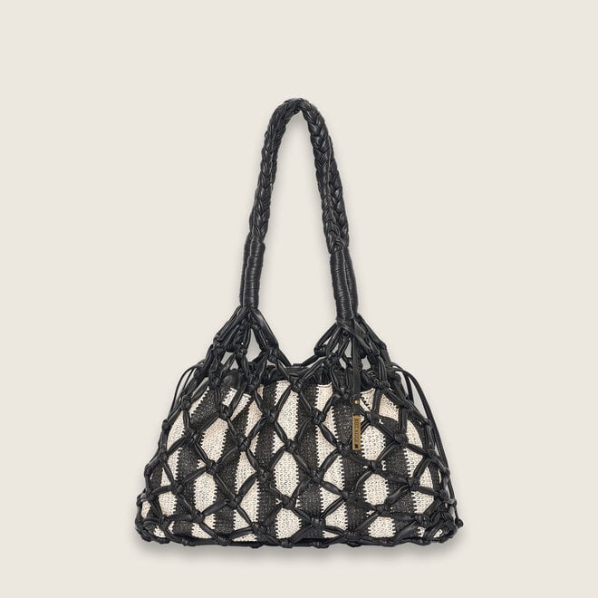 bulaggi Crochet bucket ( zwarte )