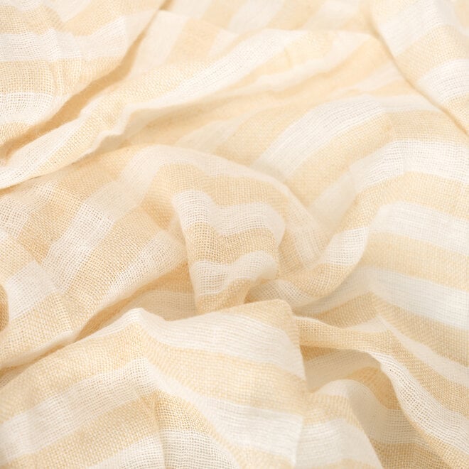 Bulaggi Doorgeverfde Streep Sjaal (zand)