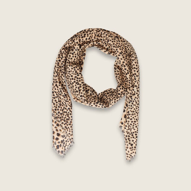 bulaggi Luipaard look sjaal (camel)