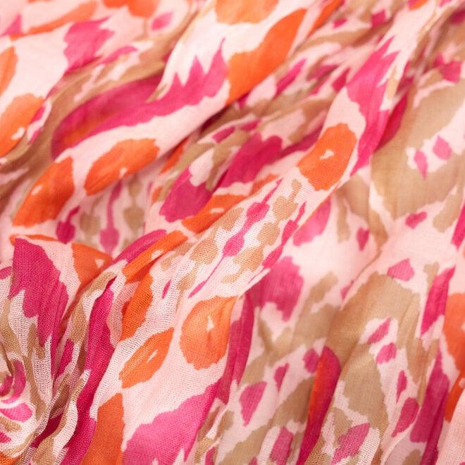 Bulaggi Tribal Print Shawl (fuchsia)