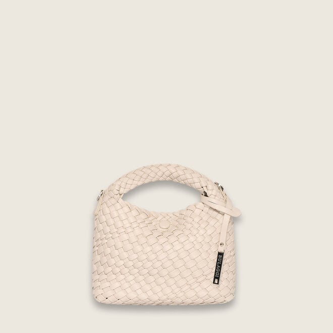 bulaggi weave handbag ( creme kleurige )